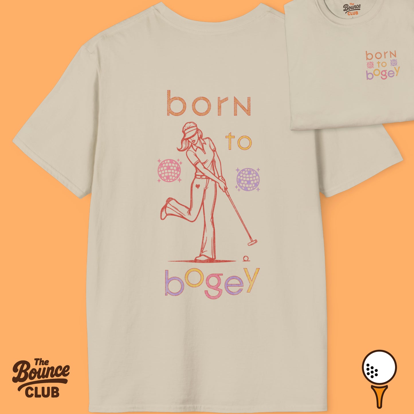 Born To Bogey Golf T-Shirt