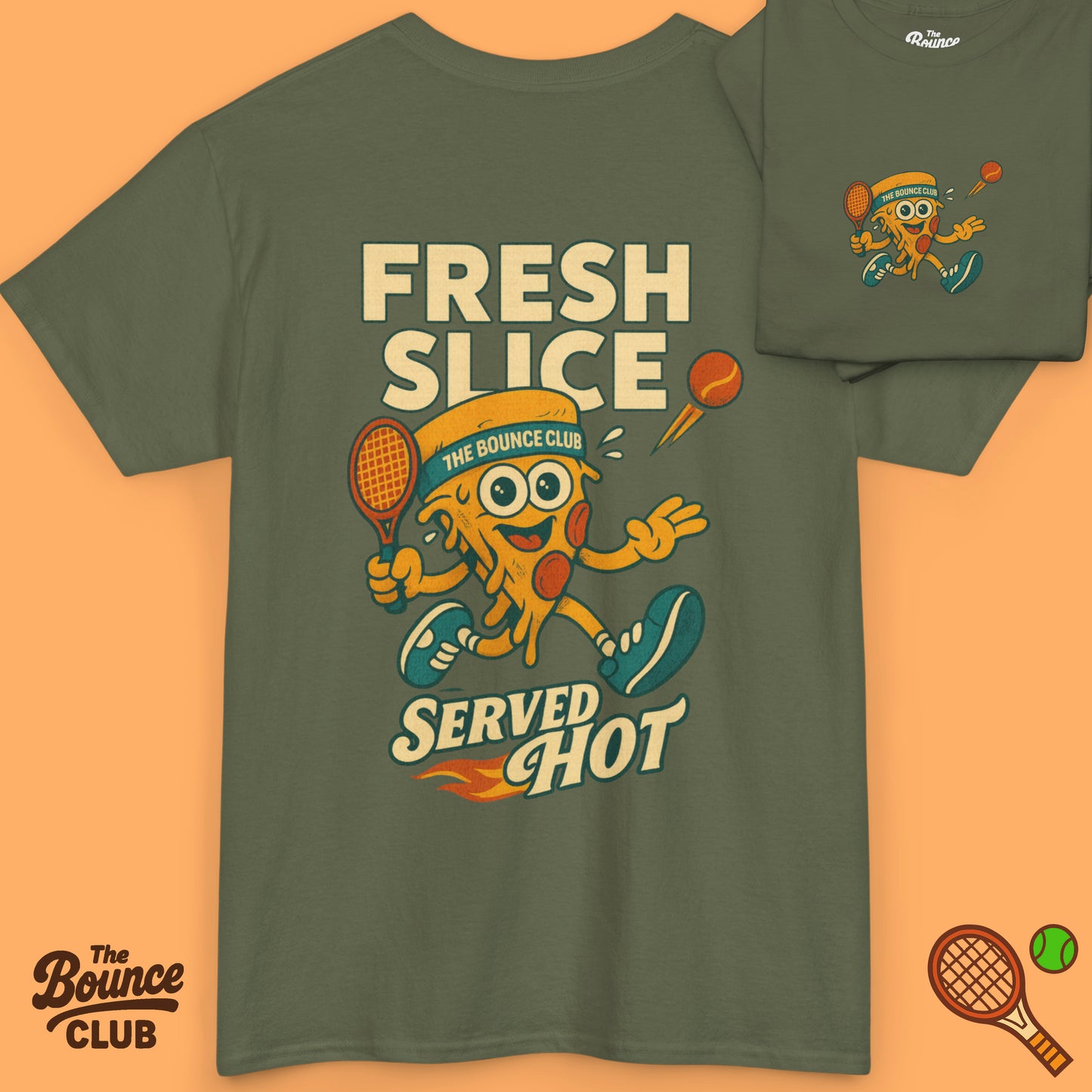 Fresh Slice, Served Hot Tennis Shirt