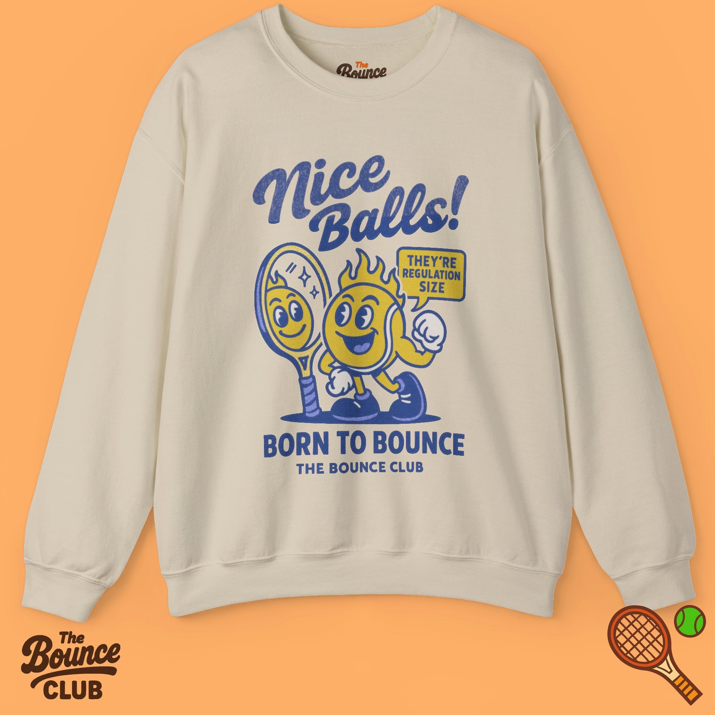 Nice Balls! Tennis Sweatshirt