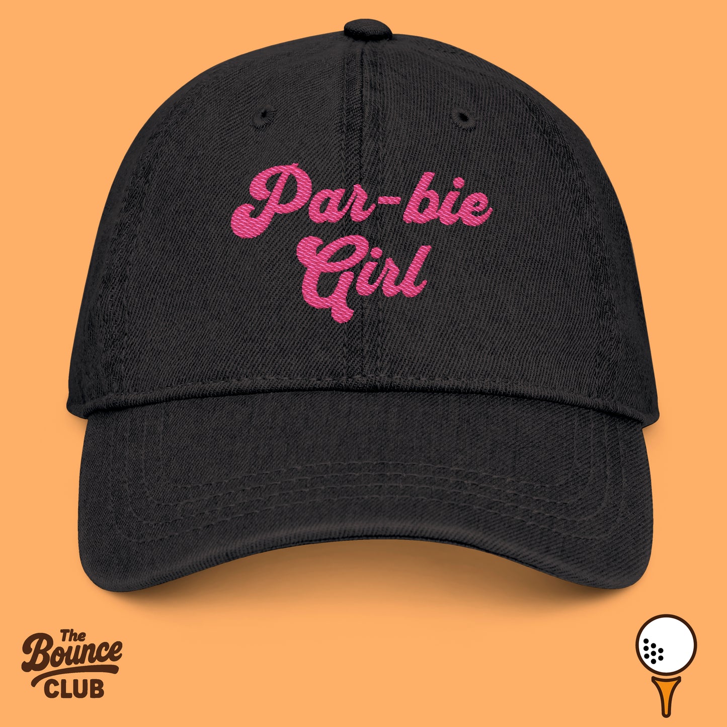 Par-bie Girl Denim Golf Hat
