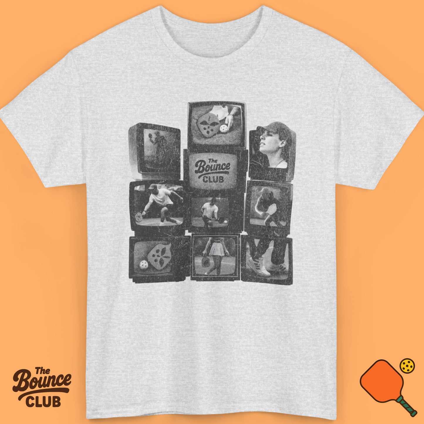 Retro TV Sets Pickleball Shirt