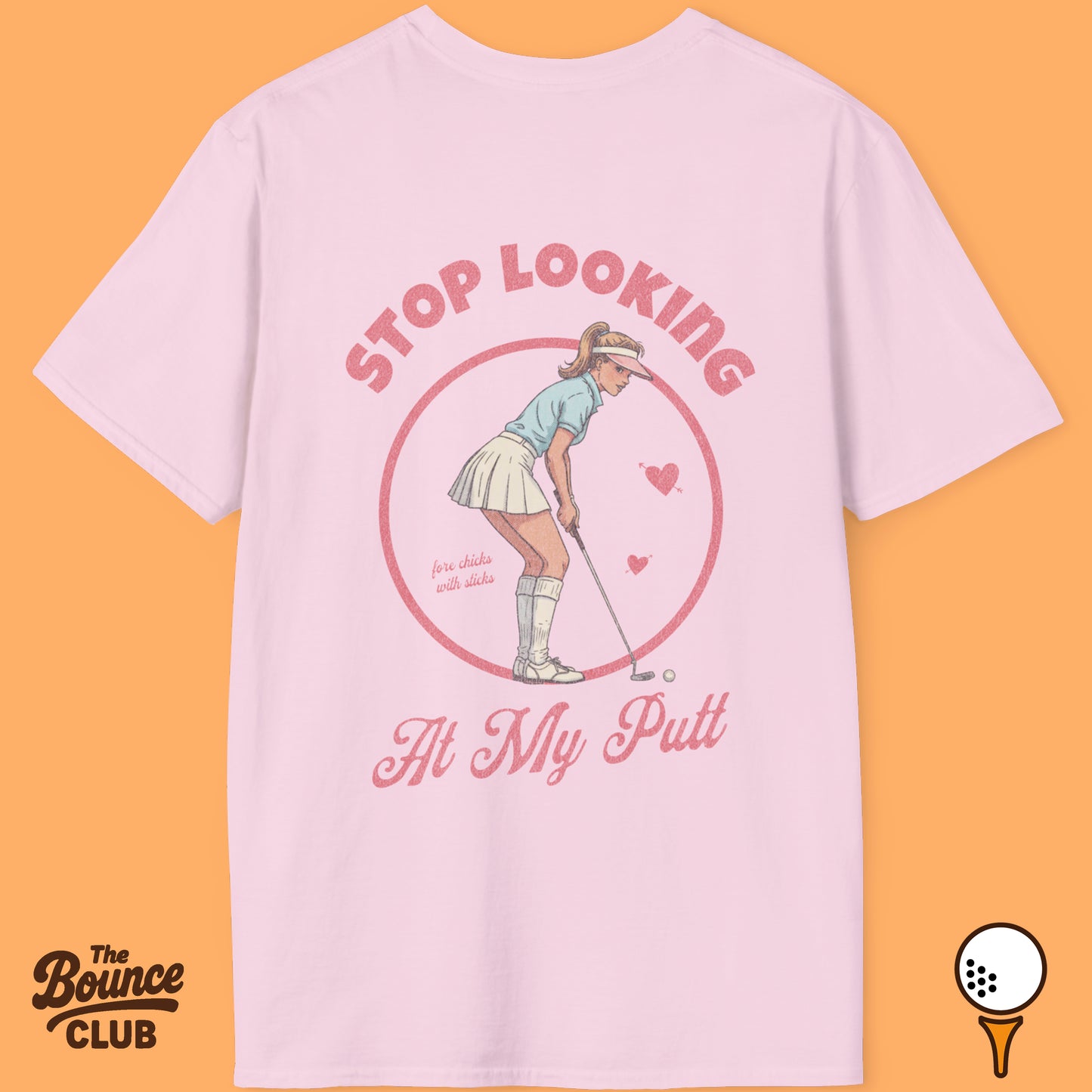 Stop Looking At My Putt Cute Golf T-Shirt
