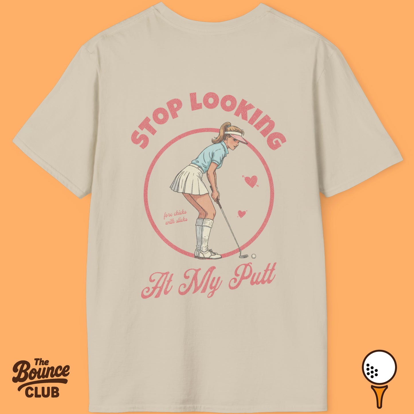 Stop Looking At My Putt Cute Golf T-Shirt