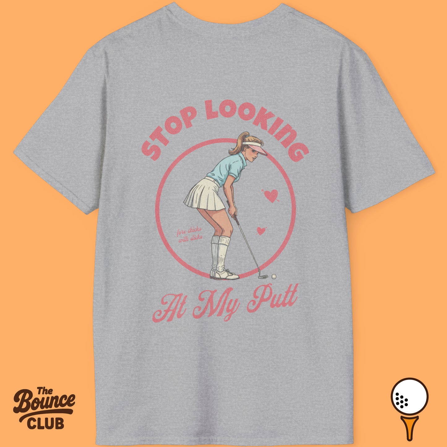Stop Looking At My Putt Cute Golf T-Shirt