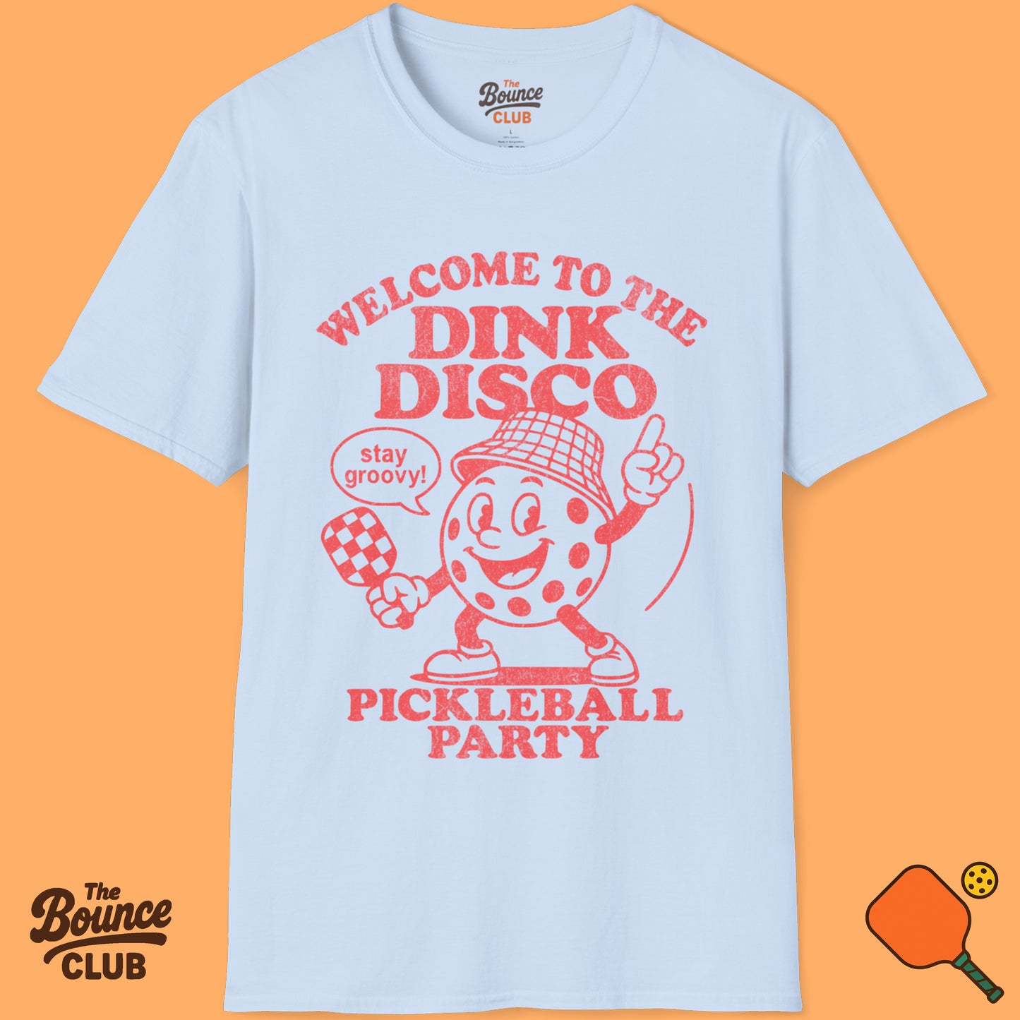 Welcome To The Dink Disco Pickleball T-Shirt
