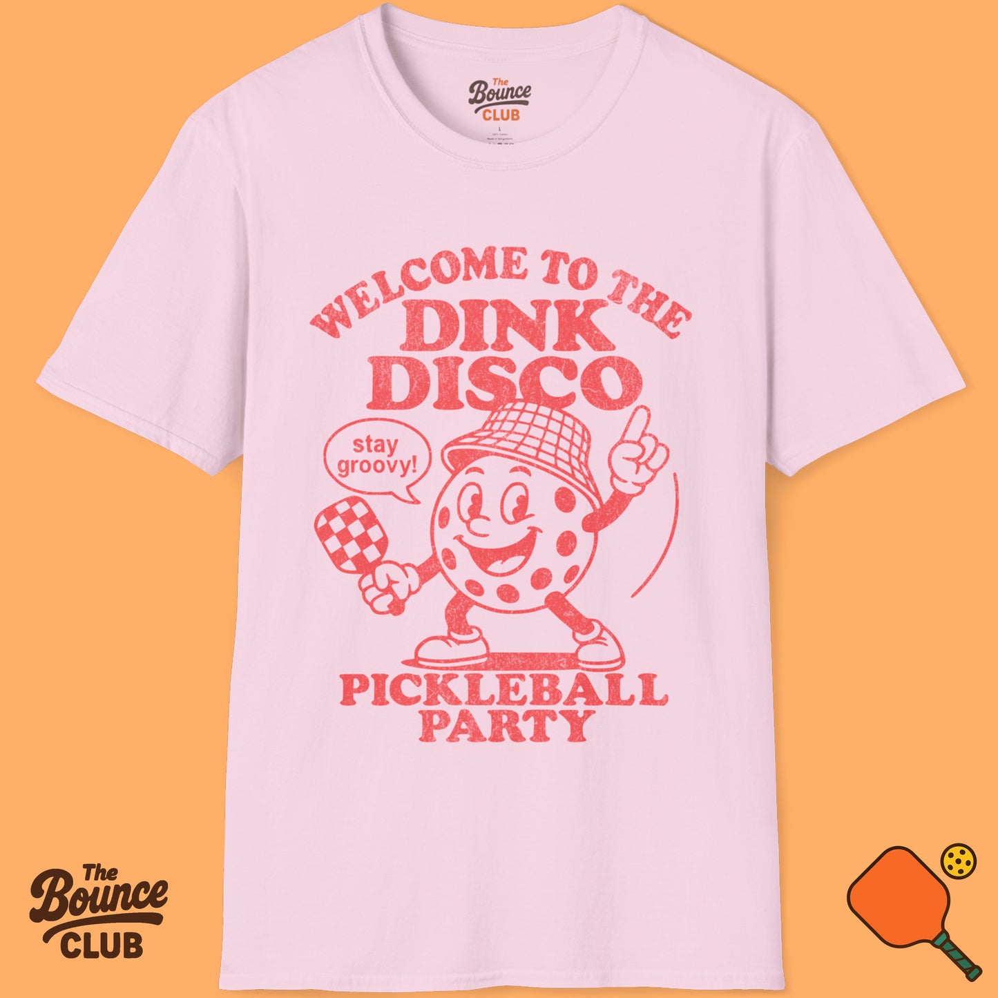 Welcome To The Dink Disco Pickleball T-Shirt