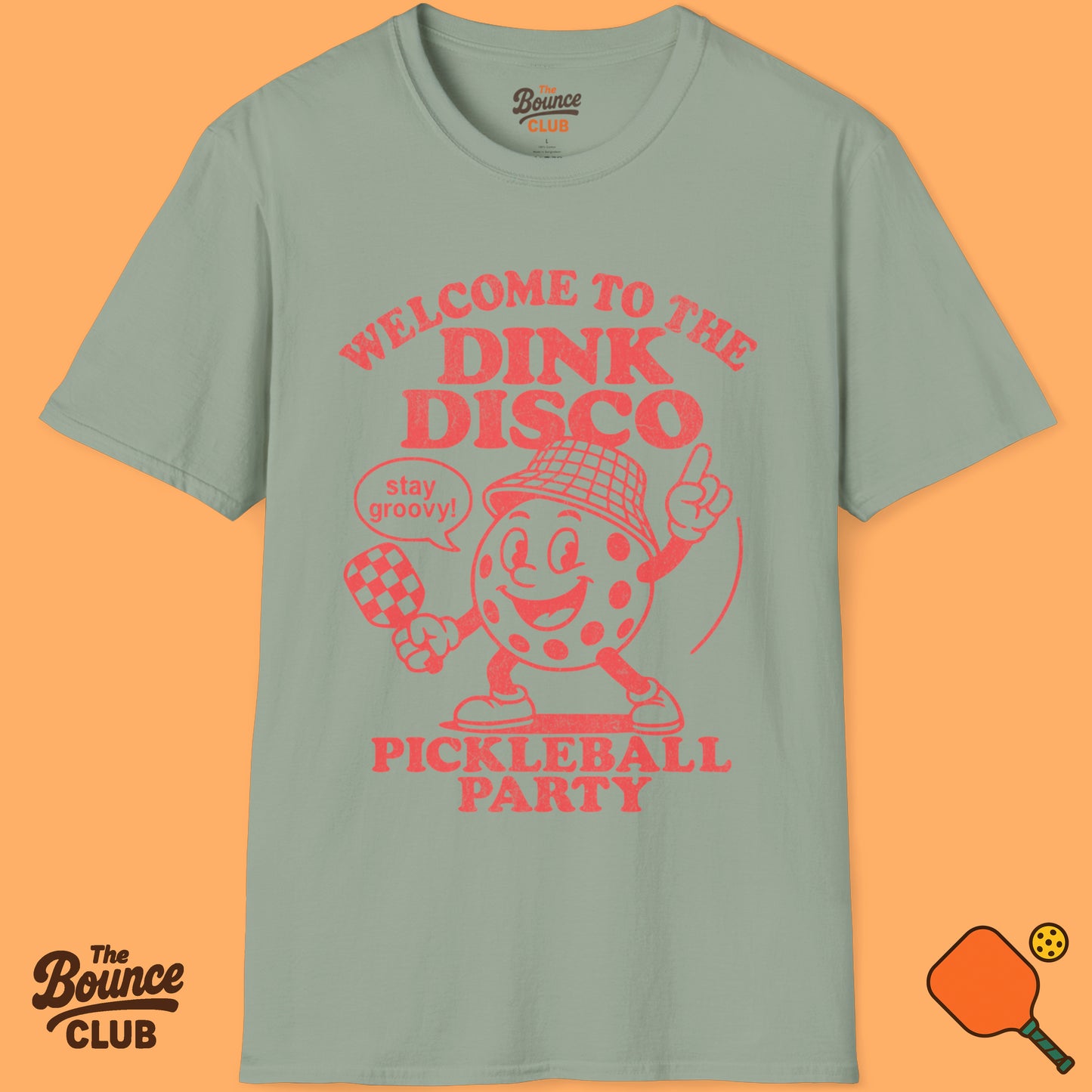Welcome To The Dink Disco Pickleball T-Shirt