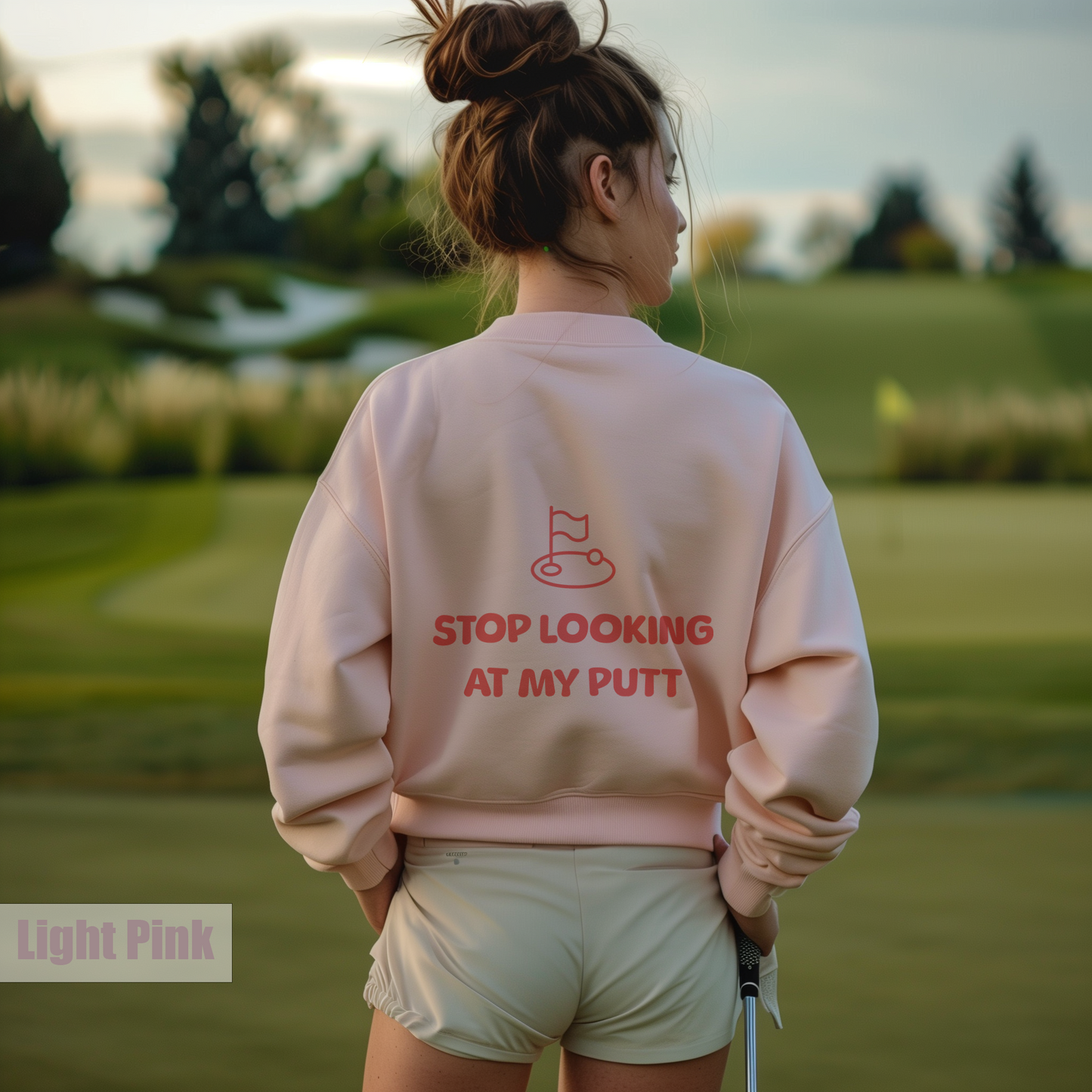 Stop Looking At My Putt Original Golf Sweatshirt