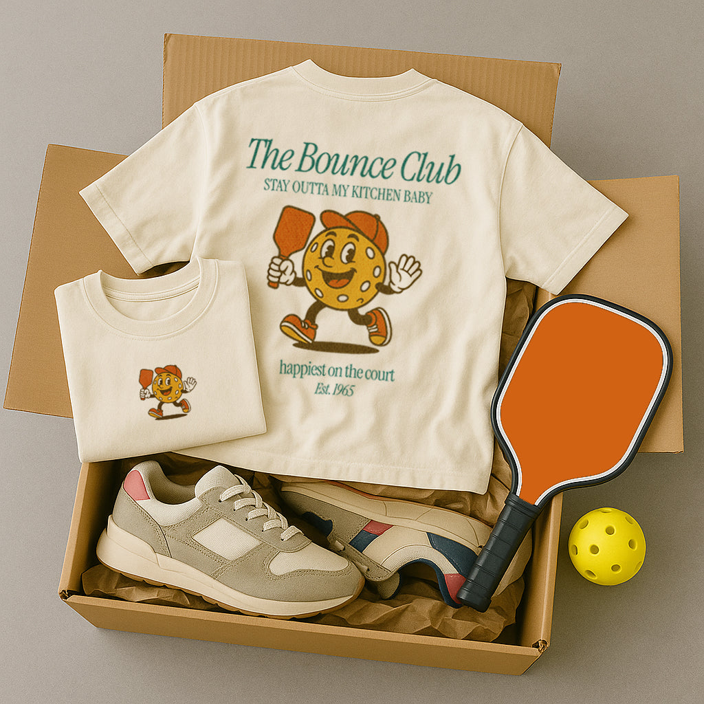 The Bounce Club Pickleball Mascot Shirt