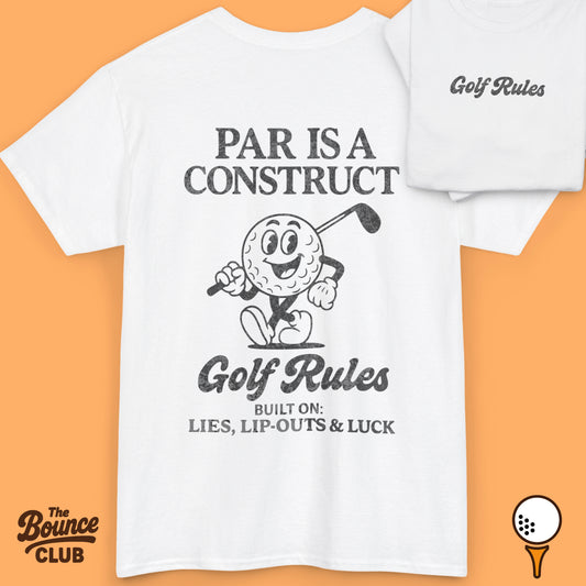 Par Is A Construct Golf Shirt - White