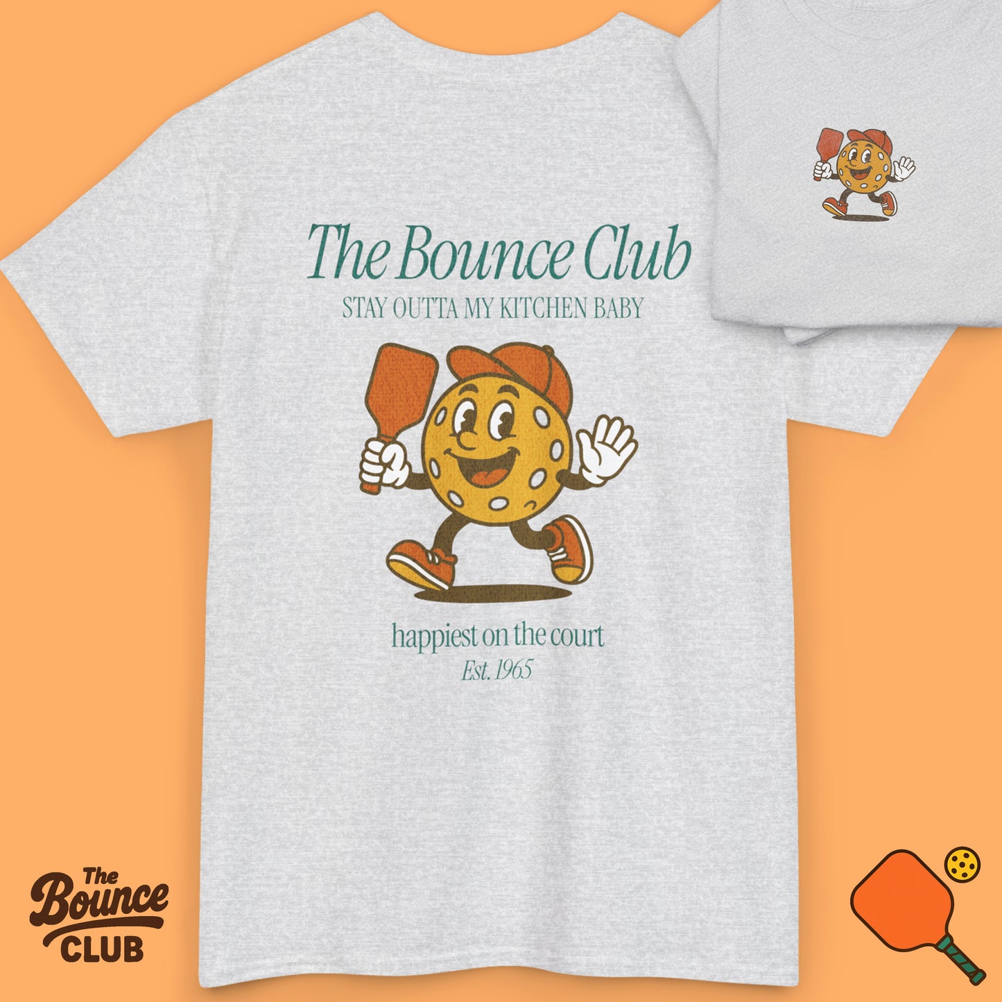 The Bounce Club Pickleball Mascot Shirt