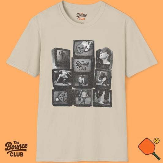 Retro TV Sets Pickleball T-Shirt