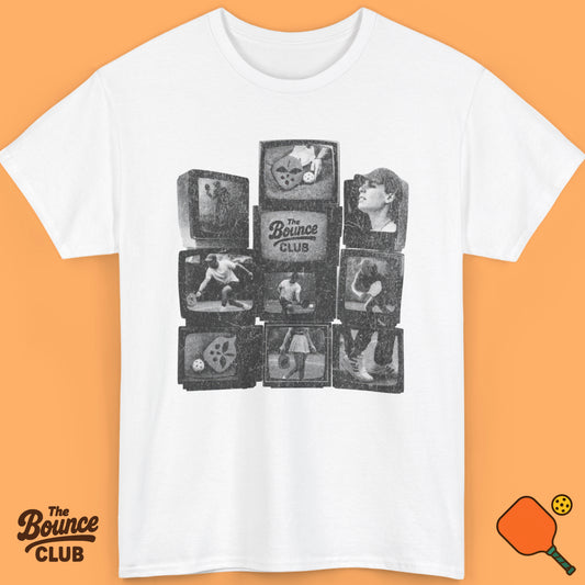 Retro TV Sets Pickleball Shirt