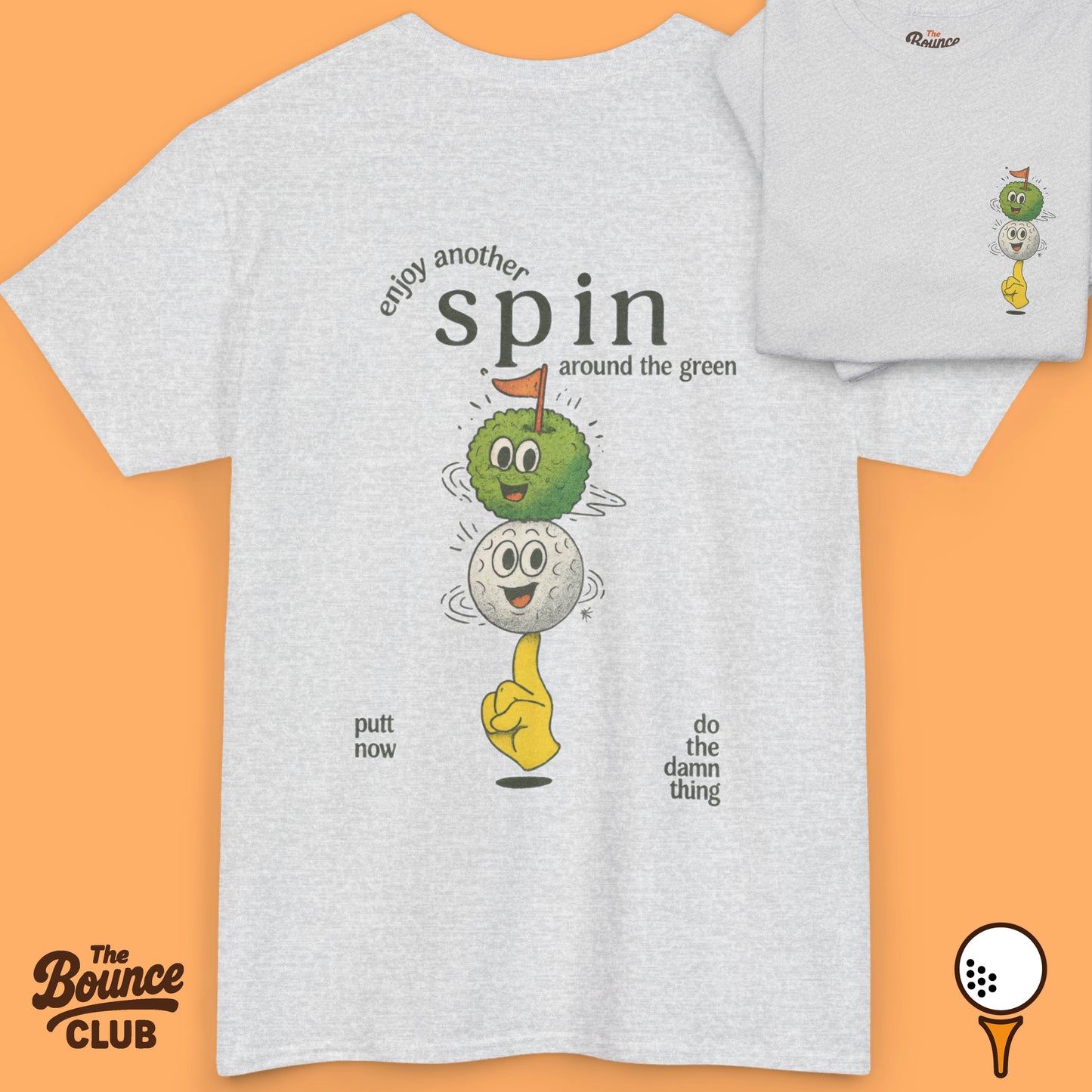 Spin Around The Green Golf Shirt