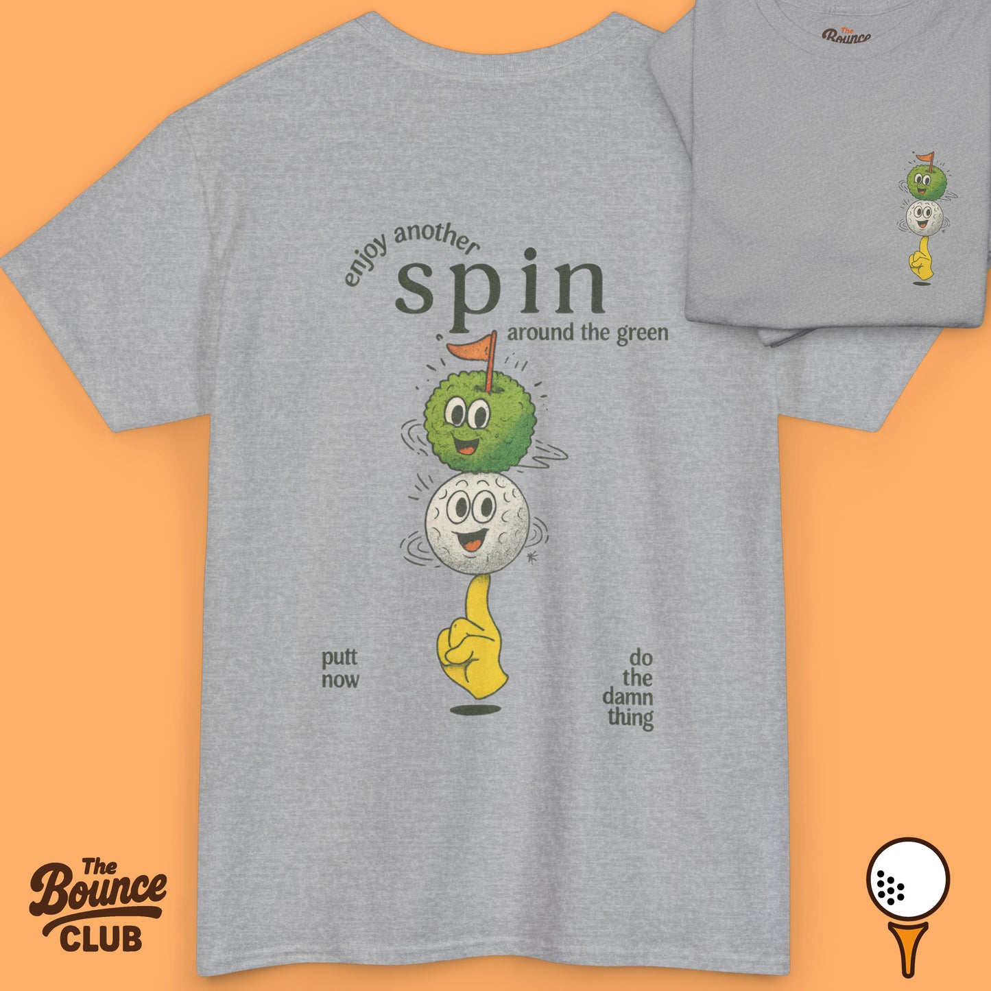 Spin Around The Green Golf Shirt