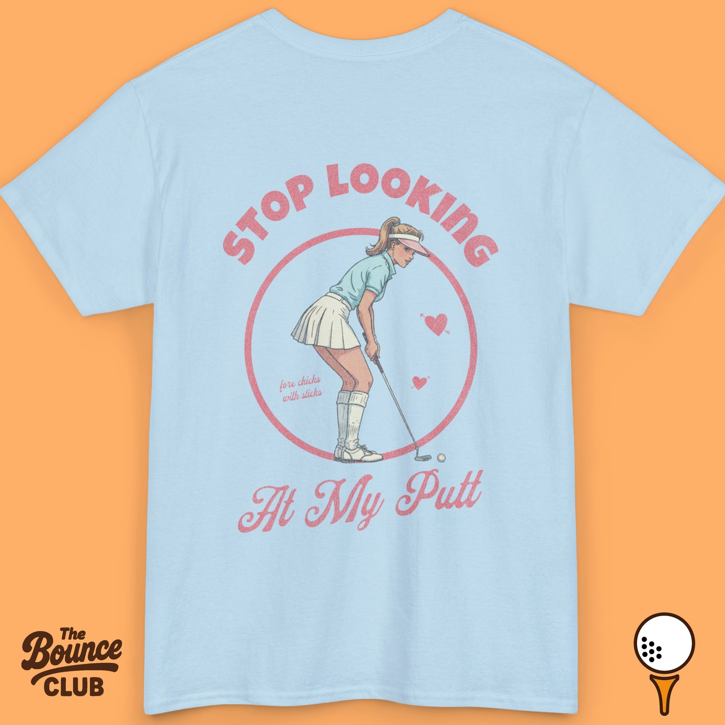 Stop Looking At My Putt Cute Golf Shirt
