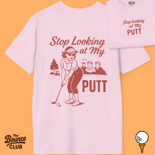 Stop Looking At My Putt Retro Golf T-Shirt