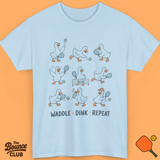Waddle Dink Repeat Pickleball Shirt
