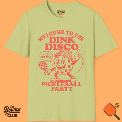 Welcome To The Dink Disco Pickleball T-Shirt
