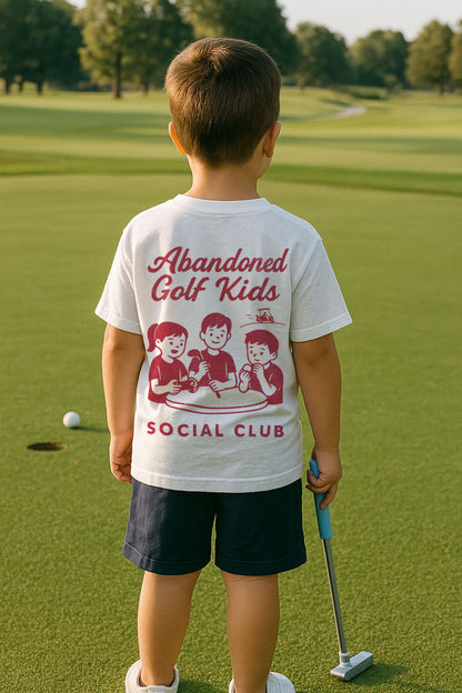 Abandoned Golf Kids Shirt