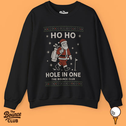 Ho Ho Hole In One Ugly Christmas Golf Sweatshirt