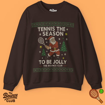 Tennis The Season Ugly Christmas Sweatshirt