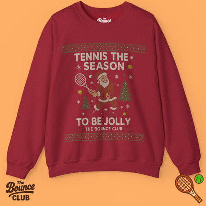 Tennis The Season Ugly Christmas Sweatshirt