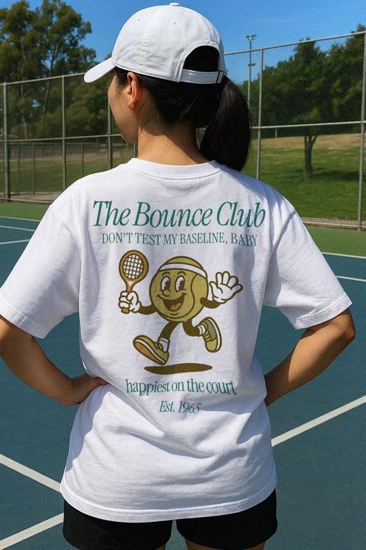 The Bounce Club Tennis Mascot Shirt